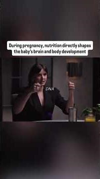 During pregnancy, nutrition directly shapes the baby’s brain and body development