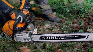 A unique perspective: you’ll never again experience the start-up sequence of the STIHL MS 500i so slowly. | STIHL