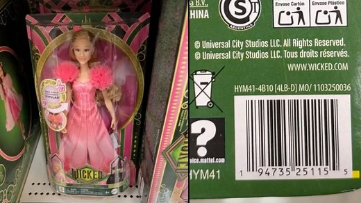 Mattel pulls ‘Wicked’ dolls for adult site link misprint on box