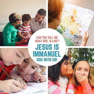 Jesus is Immanuel- God with us (Luke 2) Lesson #16 in What is God Like? - Ministry To Children