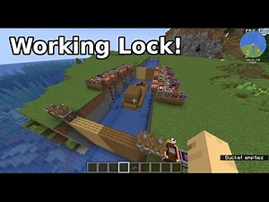 [ Minecraft ] Fully Functional Canal Lock With Create + Valkyrien Skies