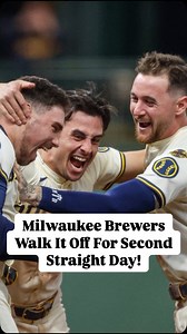 484 reactions · 9 comments | Milwaukee Brewers with their second straight walk off winner! First sweep of the season. Huge day from Caleb Durbin. Let’s get hot! #milwaukeebrewers #brewers #brewersbaseball #baseball #mlb #mlbbaseball #baseball #beisbol #mlbb #calebdurbin #walkoff #brewerswin | Tapping The Keg Sports | Facebook