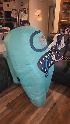 Among Us Imposter Inflatable Costume!