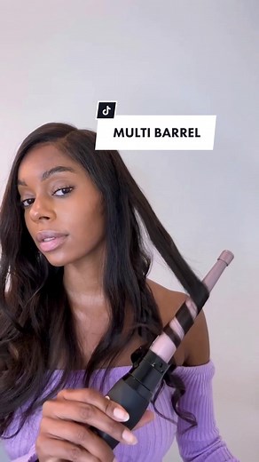 Curly Cone Hair Styling Tutorial with Multi Barrel Beachwaver