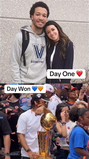 Ali Brunson, Jalen’s wife, has been there from the very beginning 🥹❤️