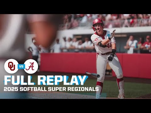 Oklahoma vs. Alabama: 2025 NCAA softball super regionals Game 1 | FULL REPLAY