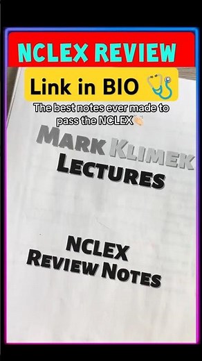 MARK KLIMEK NCLEX STUDY GUIDE NOTES 2025 Update #Markklimek #Klimekreview #Nclex
