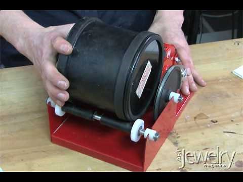 Art Jewelry - Using a Tumbler to Polish Metal