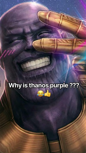 Why is thanos purple 😂 #thanos #mcu #marvel #avengers #avengersdoomsday #villain