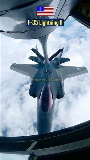 KC-135 Stratotanker Fueling F-35 Lightning II in MID AIR