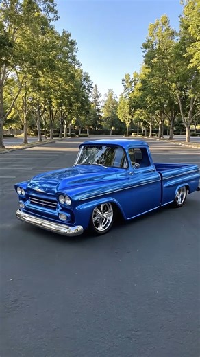 clean blue Chevy pickup 💙 | Best Muscle Cars