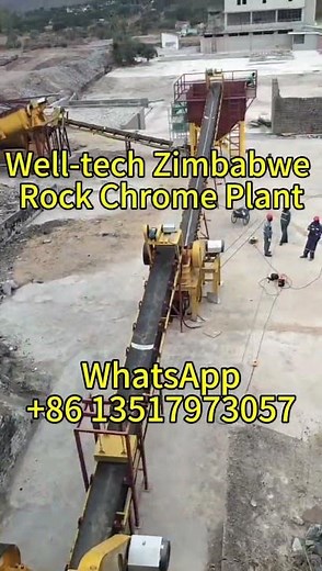 Zimbabwe 15tph Rock Chrome Chromite Ore Processing Plant
