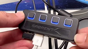 Watch REVIEW Sabrent 4-Port USB 2.0 Hub with LED Power Switches on Amazon Live