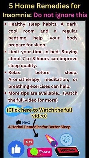 Five home remedies for insomnia: don't ignore them