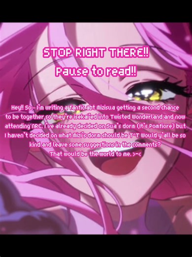 I’ll post a follow up short to update y’all ^u^ #alienstage #mizisua #twistedwonderland #fanfiction