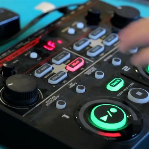 Boss RC-202 live-looping session