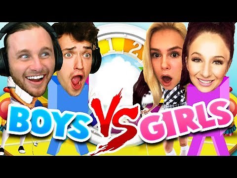 GIRLS VS BOYS! THE GAME OF LIFE!!