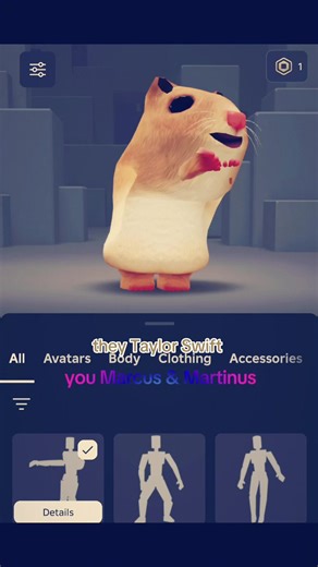 Probably one of my weirdest videos😁✌🏼 #foryou #hearmenow #roblox #marcusandmartinus #taylorswift @Marcus & Martinus