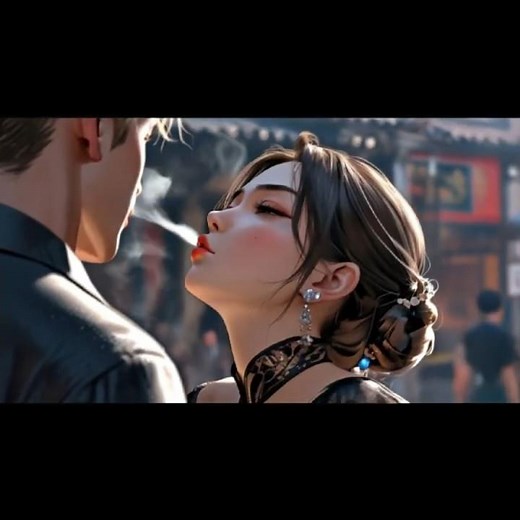Woman Smoking to You (AI) #smokingvideo #aiart #smokingvideo #aianimation #blowingsmoke