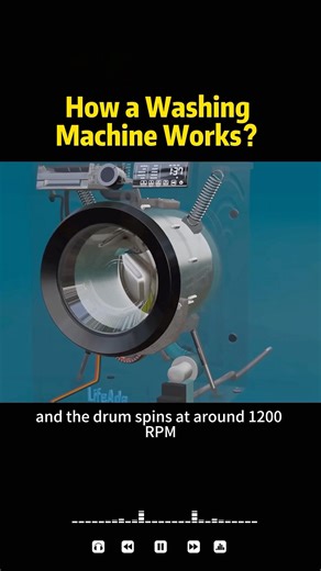 How a Washing Machine Works?#knowledge #science