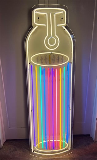NO SHIPPING- Neon Juice Bottle Sign , Big Light , Neon Rainbow Bar Restaurant Decor, Fresh Juice Sign - Etsy
