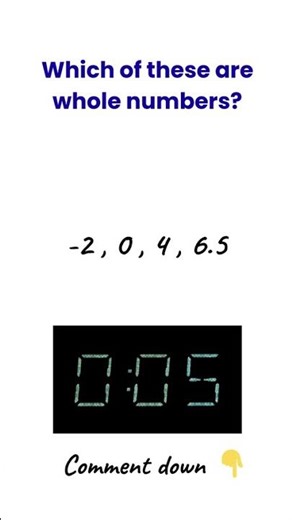 Whole Numbers | Class 6 Maths | Try First