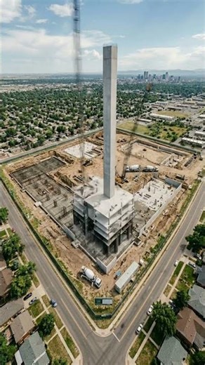 High Rise Construction Project #development #construction #viralAI #realestate #shorts