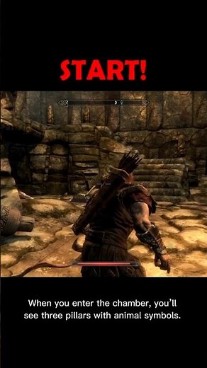 Finding the Dragonstone in Skyrim – Here’s How I Solved the Pillar Puzzle! #skyrim #shorts #gaming