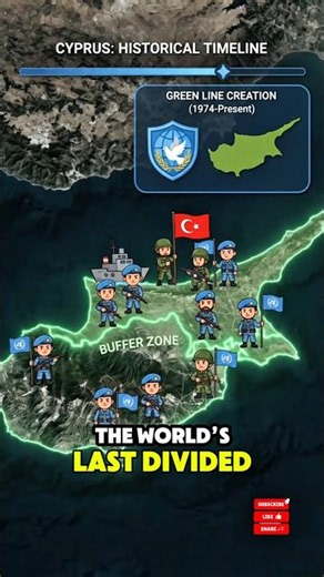 Why Cyprus Is Still Split in Two 🤯 Europe’s Last Divided Capital #Shorts