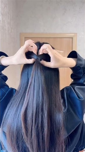 👑 Elegant Hair Bun in 1 Minute | Perfect Daily Hairstyle #hairstyle #viral #hairtutorial #viralvideo