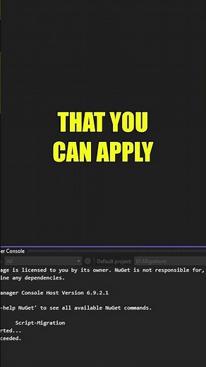 Are You Using EF Core Migration Scripts?