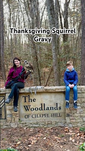 Thanksgiving Squirrel Gravy #falconry #birdsofprey #redtailedhawks #hunting