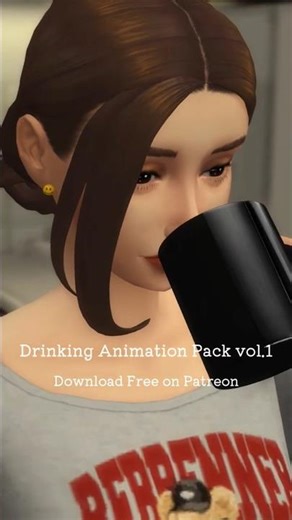 Coffee Time☕Drinking vol.1 ver.1.01-1.04 | The Sims4 Animation Pack