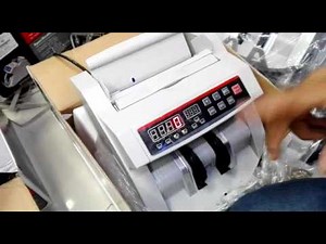 FUNCIONAMIENTO DE MAQUINA CONTADORA DE BILLETES BILL COUNTER