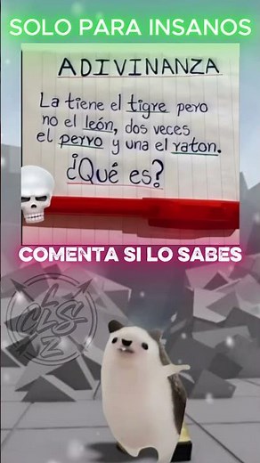 Adivinanza para INTELIGENTES 🐙