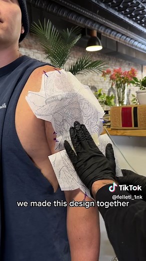 Western Cowboy Skull Tattoo Design Ideas