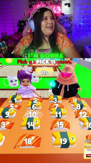 Roblox POISON Sushi Challenge!🤢🍣 #roblox #shorts