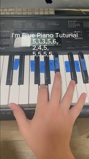 I'm Blue Piano Tutorial