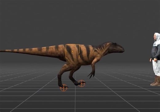 Digital reconstruction reveals 80 steps of prehistoric life