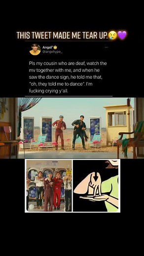 PTD is so full of positivity and inclusivity.💜 #permissiontodance #btsarmy #bts #signlanguage #fypシ