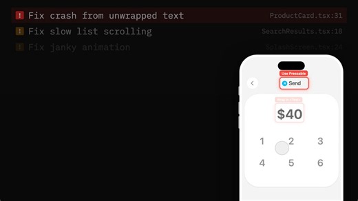 Introducing React Native DoctorFind performance and security bugs in your mobile appRun via CLI and fix with agents. Fully open sourcenpx react-doctor@latest