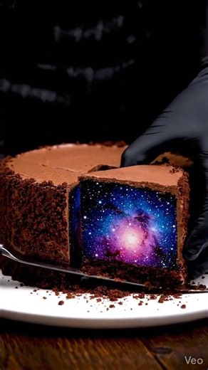Galaxy Inside Cake 😱🍰 | Hyper Realistic Space Cake Cutting Video