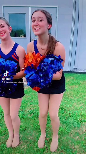 1.5K views · 13 reactions | We’ve got spirit yes we do! We’ve got spirit how about you? Walking into the new school year with a bit of sunshine a whole lot of Saints Pride!  #WeAreSaints | St. Louis Catholic High School | Facebook