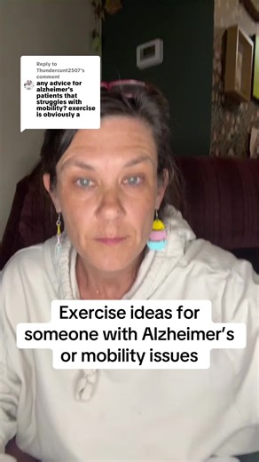 Replying to @Thundercunt2507 As Alzheimer’s progresses, mobility can become more difficult. But movement is still incredibly important for circulation, joint health, and overall brain stimulation. In this video I explain the difference between passive range of motion (when a caregiver moves the limb) and active range of motion (when the patient moves their own body). Even gentle movements can help maintain flexibility, prevent stiffness, and support overall health. I’m Maryann, a nurse of 23 yea