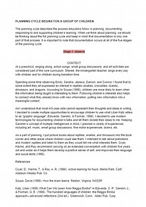 How to use EYLF planning cycle