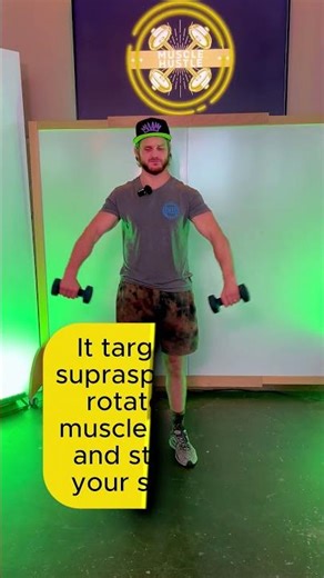 DB Empty Can Raise | Rotator Cuff Strength & Shoulder Health