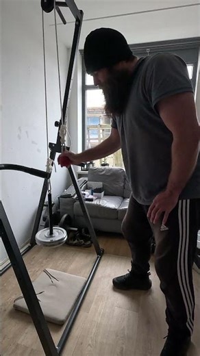 Strength training with a pulley machine Part 2