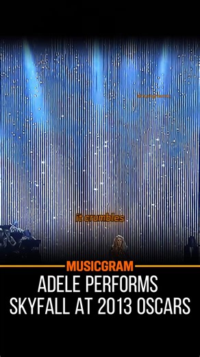 Musicgram on Instagram: "Adele delivered a powerful live performance of “Skyfall,” the James Bond theme song, at the 85th Academy Awards in 2013. On a dramatic stage with sleek, modern design and full orchestral accompaniment, she captivated the audience with her signature emotive vocals, perfectly embodying the suspense and elegance of the Skyfall film. This iconic Oscars performance remains one of the most memorable James Bond theme renditions ever. #Adele #Skyfall #AcademyAwards #JamesBond #L
