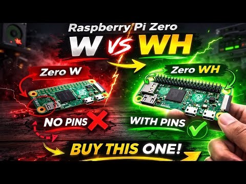 Raspberry Pi Zero W vs Zero WH – What’s the Difference