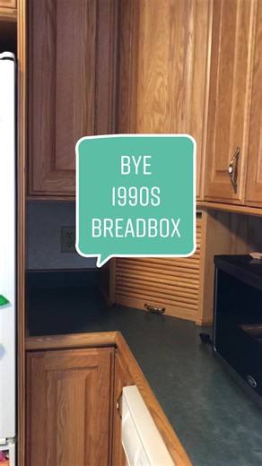 Give me back my counterspace 1994. #1990s #90sstyles #kitchen #diykitchen #fixerupperhouse #diyproject #buildergrade #beforeandafter #honeyoak #update
